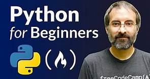 Python for Beginners – Full Course [Programming Tutorial]