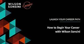 How to Begin Your Career with Wilson Sonsini