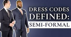 Semi-Formal Dress Code, Defined: What It Is & How to Wear It