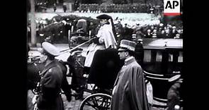 Funeral of King Albert of The Belgians. ® Proclamation of King Leopold III.