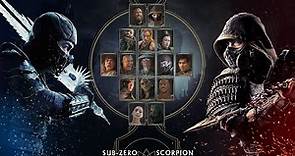 Sub Zero vs Scorpion (2021) - MORTAL KOMBAT 11 Gameplay Style