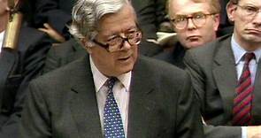 Geoffrey Howe: The resignation that toppled Thatcher