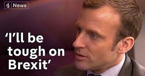 Emmanuel Macron interview (English): Getting “tough” on Brexit