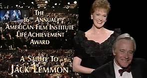 AFI Life Achievement Award 1988: A Tribute to Jack Lemmon with host Julie Andrews