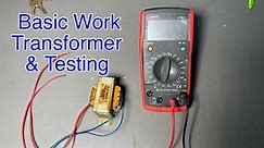 Step up and step down transformer working & full testing explained