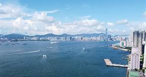香港岛（西环泳棚+西环码头）航拍