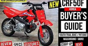 New Honda CRF50F Review: Specs, Changes Explained, Features + More! | CRF 50 Youth / Kids Dirt Bike