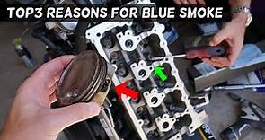 TOP 3 REASONS WHY CAR SMOKING BLUE, BLUE SMOKE FROM EXHAUST