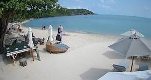 🔴 Bay Beach Resort | Choeng Mon Beach | Koh Samui | Thailand | Live Beach Webcam | 2160p 4K