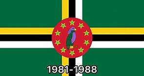 Dominica historical flags