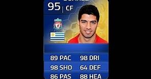 FIFA 14 TOTS SUAREZ 95 Player Review & In Game Stats Ultimate Team