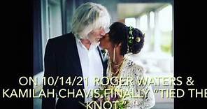 Pink Floyd's, Roger Waters Marries His Former Chauffeur, Kamilah Chavis on 10/14/21