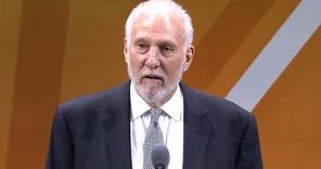 Gregg Popovich - Full Basketball Hall of Fame Enshrinement Speech