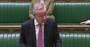 Michael Gove updates commons on Govt's new extremism definition