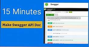 Swagger API documentation tutorial for beginners 2023