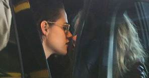 Kristen Stewart and Stella Maxwell Kissing