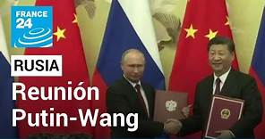 Preocupación en occidente por reunión de Vladimir Putin y Wang Yi • FRANCE 24 Español