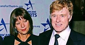 Robert Redford and his wife Sibylle Szaggars