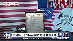 Wisconsin company creates American flags made out of wood, steel