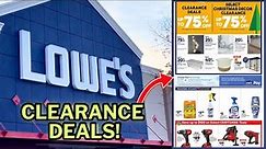 Lowes CLEARANCE Deals 75% OFF! After Christmas Tool and Store Deals