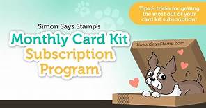 Step-by-Step Guide: Understanding Simon Says Stamp Monthly Card Kit Subscriptions