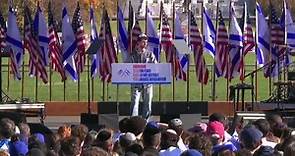 Congressman Ritchie Torres speaks at March for Israel rally in DC