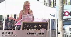 Kirsten Dunst joins Hollywood Walk of Fame