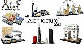 All Lego Architecture Sets 2017 Complete Collection - Lego Speed Build Review