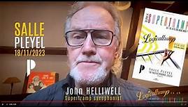 John Helliwell (Supertramp saxophonist) about Logicaltramp concert in Paris