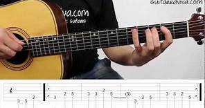 Como tocar LA BAMBA tutorial completo guitarra facil para principiantes CANCION FACIL