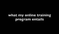 online training program example