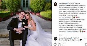 Pau Gasol y Cat McDonnell publican su primera foto de la boda