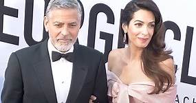 George y Amal Clooney, vacaciones (con estilo) junto a sus hijos en el Lago Como