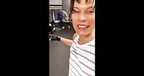 Milla Jovovich - Instagram workout part 1 (March 22, 2019)