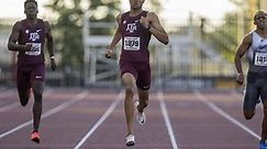 Texas A&M sprinters enjoy good showing at windy Aggie Invitational
