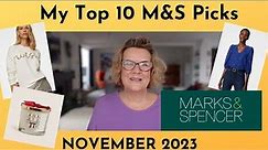 My Top 10 Marks & Spencer Picks - November 2023 - Over 50 Plus Size Fashion