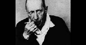 Igor Stravinsky plays Stravinsky Piano Sonata (1924)