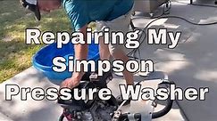 Repairing My Simpson Pressure Washer