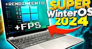 NUEVO WinterOS 2024 El MEJOR Windows OPTIMIZADO para PC