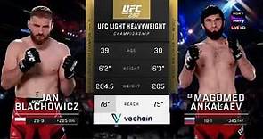 Jan Blachowicz vs Magomed Ankalaev Full Fight