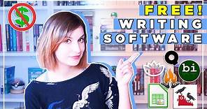 FREE Writing Software For Authors | Writing Apps, Word Processors