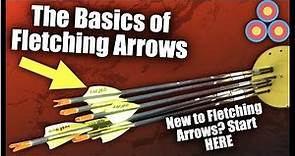 Fletching Arrows for Beginners | Helping a new Archer Fletch Arrows for the First Time