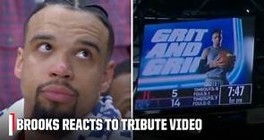 Dillon Brooks receives tribute video & ovation in return to Memphis 👏 | NBA on ESPN