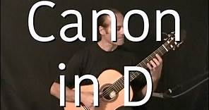 Canon in D (Pachelbel) Michael Marc - Acoustic Guitar