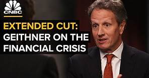 Former NY Fed Pres. Geithner On The 2008 Crisis