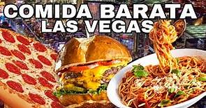 Dónde comer barato en Las Vegas ? Mejores lugares para comer rico y barato en Las Vegas 2022 #vegas