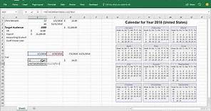 Calculate Annual Salary with annual performance review using Excel by Chris Menard