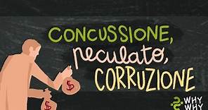 Conosci la differenza fra concussione, peculato e corruzione?