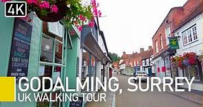 Lovely Godalming, Surrey, UK | Town Centre Walking Tour (with captions)