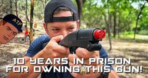 I Committed A Felony So YOU Don't Have To! Shortest Shotgun in the World!!!